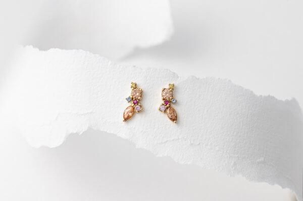 Boucles en or et oxydes