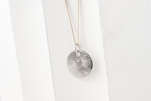 medaille-argent-visage-soleil